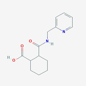 2-{[(2-PYRIDYLMETHYL)AMINO]CARBONYL}-1-CYCLOHEXANECARBOXYLIC ACID