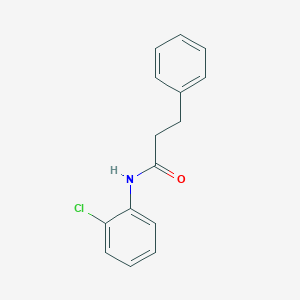 molecular formula C15H14ClNO B403127 N-(2-chlorophenyl)-3-phenylpropanamide 