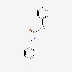 N-(4-methylbenzyl)-2-phenylcyclopropanecarboxamide