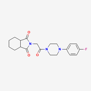 2-{2-[4-(4-fluorophenyl)piperazin-1-yl]-2-oxoethyl}hexahydro-1H-isoindole-1,3(2H)-dione