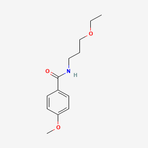 N-(3-ethoxypropyl)-4-methoxybenzamide