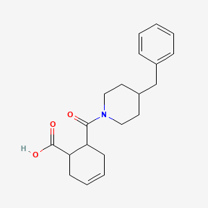 6-[(4-BENZYLPIPERIDINO)CARBONYL]-3-CYCLOHEXENE-1-CARBOXYLIC ACID