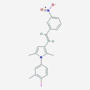 3-(2-{3-nitrophenyl}vinyl)-1-(4-iodo-3-methylphenyl)-2,5-dimethyl-1H-pyrrole