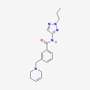 3-(3,6-dihydropyridin-1(2H)-ylmethyl)-N-(2-propyl-2H-1,2,3-triazol-4-yl)benzamide