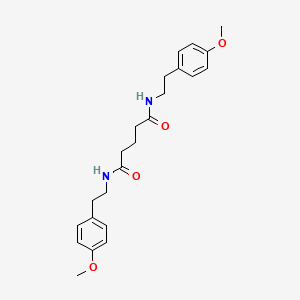 N,N'-bis[2-(4-methoxyphenyl)ethyl]pentanediamide