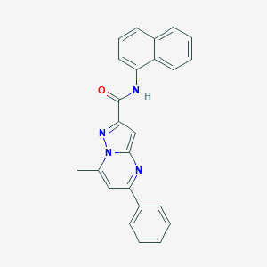 7-methyl-N-(naphthalen-1-yl)-5-phenylpyrazolo[1,5-a]pyrimidine-2-carboxamide