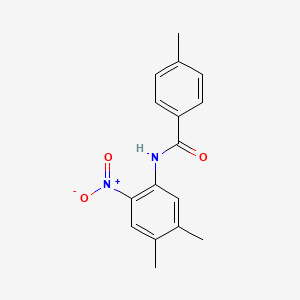 N-(4,5-dimethyl-2-nitrophenyl)-4-methylbenzamide