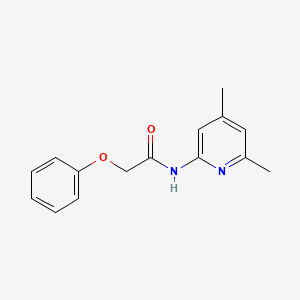 molecular formula C15H16N2O2 B4031583 N-(4,6-dimethylpyridin-2-yl)-2-phenoxyacetamide 