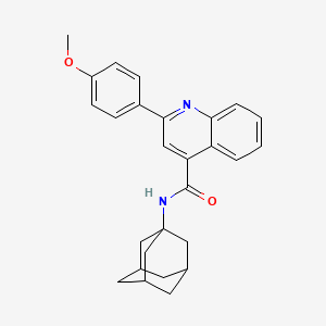 N-(ADAMANTAN-1-YL)-2-(4-METHOXYPHENYL)QUINOLINE-4-CARBOXAMIDE