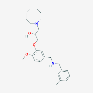 1-(1-azocanyl)-3-(2-methoxy-5-{[(3-methylbenzyl)amino]methyl}phenoxy)-2-propanol