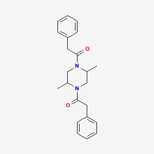 1,1'-(2,5-Dimethylpiperazine-1,4-diyl)bis(2-phenylethanone)