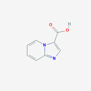 molecular formula C8H6N2O2 B040317 咪唑并[1,2-a]吡啶-3-甲酸 CAS No. 6200-60-8