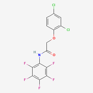 2-(2,4-dichlorophenoxy)-N-(pentafluorophenyl)acetamide