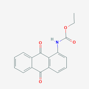 molecular formula C17H13NO4 B4031740 ETHYL N-(9,10-DIOXO-9,10-DIHYDROANTHRACEN-1-YL)CARBAMATE 