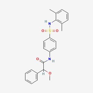 N-(4-{[(2,6-dimethylphenyl)amino]sulfonyl}phenyl)-2-methoxy-2-phenylacetamide