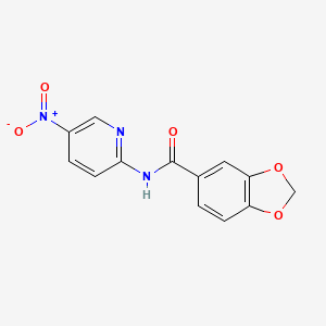 N-(5-NITROPYRIDIN-2-YL)-2H-13-BENZODIOXOLE-5-CARBOXAMIDE