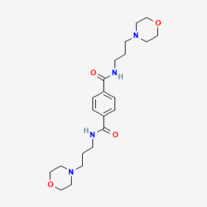 N1N4-BIS[3-(MORPHOLIN-4-YL)PROPYL]BENZENE-14-DICARBOXAMIDE