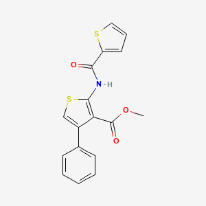 methyl 4-phenyl-2-[(2-thienylcarbonyl)amino]-3-thiophenecarboxylate