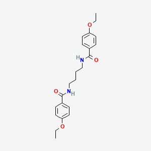 4-ETHOXY-N-{4-[(4-ETHOXYPHENYL)FORMAMIDO]BUTYL}BENZAMIDE