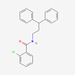 2-chloro-N-(3,3-diphenylpropyl)benzamide