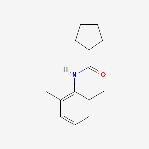 molecular formula C14H19NO B4031935 N-(2,6-dimethylphenyl)cyclopentanecarboxamide 