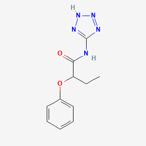 2-phenoxy-N-(1H-tetrazol-5-yl)butanamide