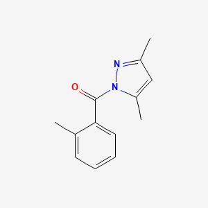 (3,5-Dimethylpyrazol-1-yl)-(2-methylphenyl)methanone