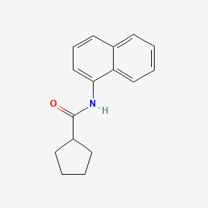 Cyclopentanecarboxamide, N-(1-naphthyl)-