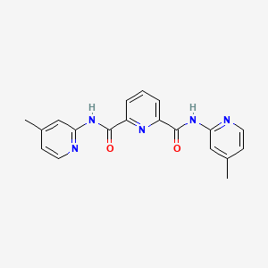 N,N'-bis(4-methylpyridin-2-yl)pyridine-2,6-dicarboxamide