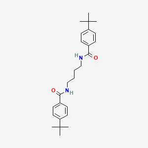 4-TERT-BUTYL-N-{4-[(4-TERT-BUTYLPHENYL)FORMAMIDO]BUTYL}BENZAMIDE