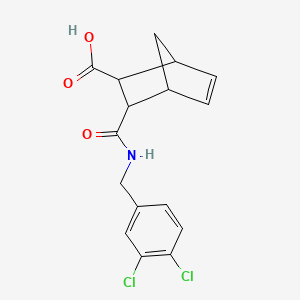 3-[(3,4-Dichlorobenzyl)carbamoyl]bicyclo[2.2.1]hept-5-ene-2-carboxylic acid