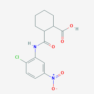 2-[(2-Chloro-5-nitrophenyl)carbamoyl]cyclohexanecarboxylic acid