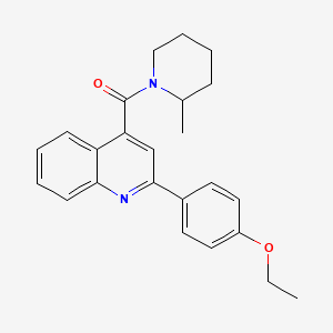 [2-(4-Ethoxyphenyl)quinolin-4-yl](2-methylpiperidin-1-yl)methanone