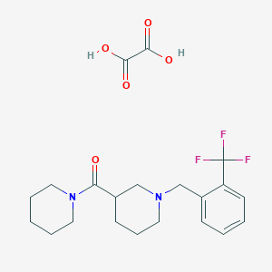 3-(1-piperidinylcarbonyl)-1-[2-(trifluoromethyl)benzyl]piperidine oxalate