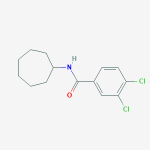 molecular formula C14H17Cl2NO B403223 3,4-dichloro-N-cycloheptylbenzamide 