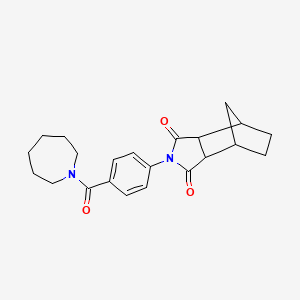 2-[4-(azepan-1-ylcarbonyl)phenyl]hexahydro-1H-4,7-methanoisoindole-1,3(2H)-dione