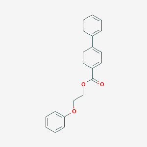 molecular formula C21H18O3 B403232 2-Phenoxyethyl-4-biphenylcarboxylate 