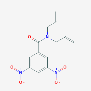 molecular formula C13H13N3O5 B403235 N,N-Diallyl-3,5-dinitrobenzamide 