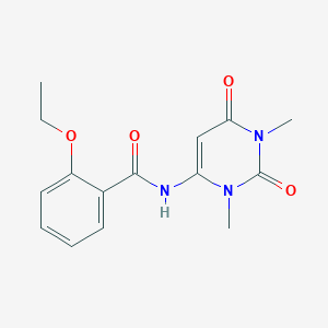 N~1~-(1,3-DIMETHYL-2,6-DIOXO-1,2,3,6-TETRAHYDRO-4-PYRIMIDINYL)-2-ETHOXYBENZAMIDE