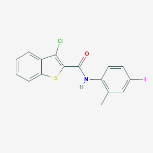 3-chloro-N-(4-iodo-2-methylphenyl)-1-benzothiophene-2-carboxamide