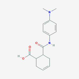 6-{[4-(DIMETHYLAMINO)ANILINO]CARBONYL}-3-CYCLOHEXENE-1-CARBOXYLIC ACID