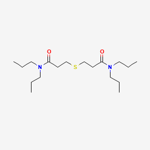 3-{[2-(DIPROPYLCARBAMOYL)ETHYL]SULFANYL}-NN-DIPROPYLPROPANAMIDE