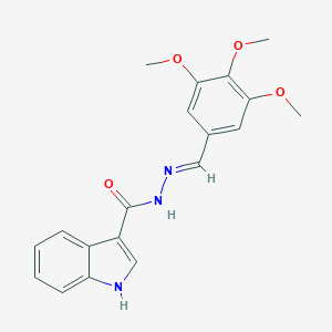 N-[(E)-(3,4,5-trimethoxyphenyl)methylideneamino]-1H-indole-3-carboxamide