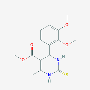 Methyl 4-(2,3-dimethoxyphenyl)-6-methyl-2-thioxo-1,2,3,4-tetrahydropyrimidine-5-carboxylate