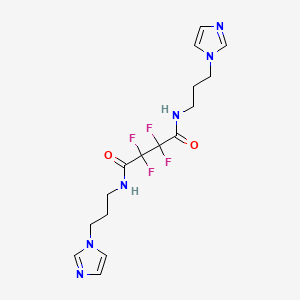 2,2,3,3-tetrafluoro-N,N'-bis[3-(1H-imidazol-1-yl)propyl]succinamide