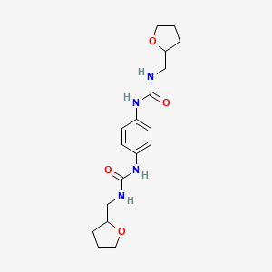 1,1'-Benzene-1,4-diylbis[3-(tetrahydrofuran-2-ylmethyl)urea]