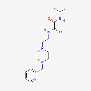 N-[2-(4-benzyl-1-piperazinyl)ethyl]-N'-isopropylethanediamide