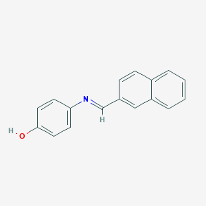 molecular formula C17H13NO B403261 Phenol, 4-(2-naphthalenylmethyleneamino)- 