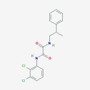 N-(2,3-dichlorophenyl)-N'-(2-phenylpropyl)ethanediamide