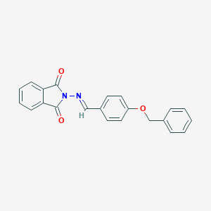 molecular formula C22H16N2O3 B403263 2-{[4-(benzyloxy)benzylidene]amino}-1H-isoindole-1,3(2H)-dione 
